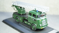 DAF A1600 fire engine NL 1962 darkgreen, Yat Ming 1:43