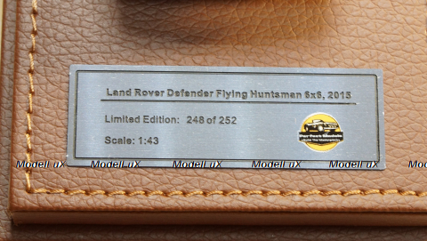 Land Rover Defender PICK-UP 6X6 FLYING HUNTSMAN 2016, PM001, PERFECT-MODELS 1:43