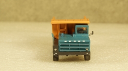 БЕЛАЗ 540А карьерный самосвал синий/оранжевый, Бригадир 1:87