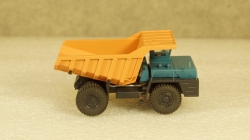 БЕЛАЗ 540А карьерный самосвал синий/оранжевый, Бригадир 1:87