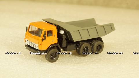 Камаз 5511 оранжевый/серый, Бригадир 1:87