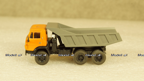 Камаз 5511 оранжевый/серый, Бригадир 1:87