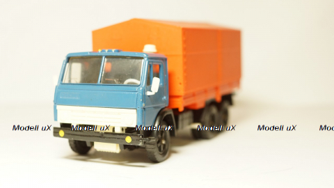 Камаз 5320 с тентом, на резине 1:43