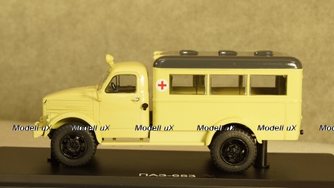 ПАЗ-653 медицинский, 1950, SSM1437, SSM 1:43