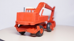 Атек ЭО-4321,Экскаватор, красный на заклепках.