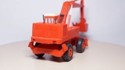 Атек ЭО-4321,Экскаватор, красный с ценой.