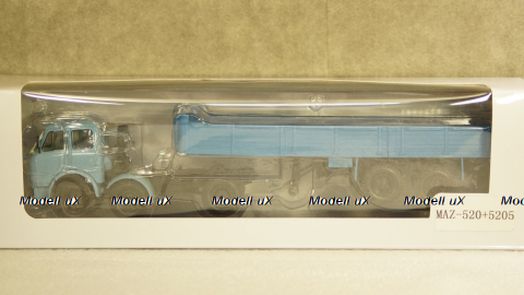 МАЗ 520 с полуприцепом МАЗ-5205 1972, H859, НАП 1:43 Уценка!