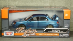 Subaru Impreza WRX STI metallic-blue, MotorMax 1:24
