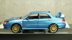 Subaru Impreza WRX STI metallic-blue, MotorMax 1:24