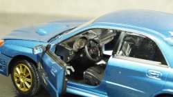 Subaru Impreza WRX STI metallic-blue, MotorMax 1:24