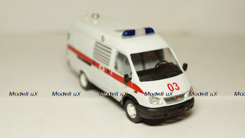 Газ 3221 Газель Скорая помощь, Агат 1:43