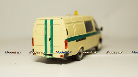 Газ 3221 Газель инкассаторская, Агат 1:43