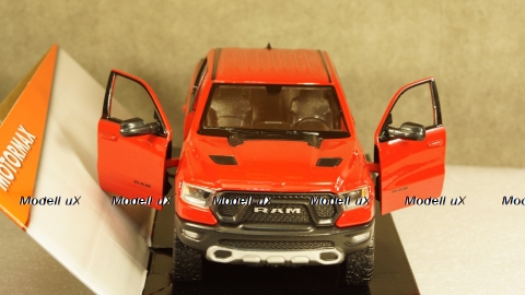 Dodge Ram 1500 Crew Cab Rebel red, 79358, MotorMax 1:24