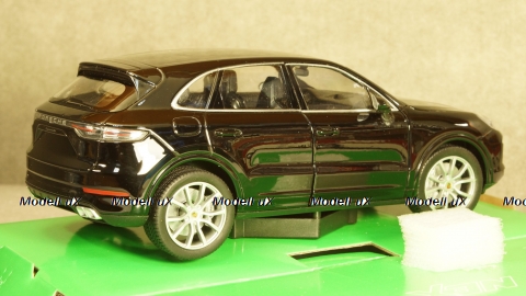 Porsche Cayenne Turbo black, 24092, Welly 1:24