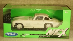 Mercedes 300 SL (W198) white, 24064, Welly 1:24