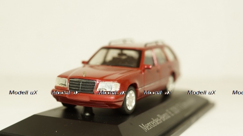 Mercedes E320 W124 бордовый, Herpa 1:43