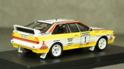 Audi Quattro, No.1, HB Audi team, Rallye New Zealand, W.Rohrl/C.Geistdorfer 1984, Trofeu 1:43