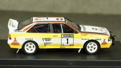 Audi Quattro, No.1, HB Audi team, Rallye New Zealand, W.Rohrl/C.Geistdorfer 1984, Trofeu 1:43