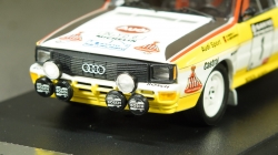Audi Quattro, No.1, HB Audi team, Rallye New Zealand, W.Rohrl/C.Geistdorfer 1984, Trofeu 1:43