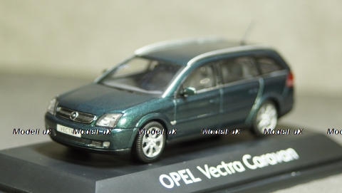 Opel Vectra Caravan darkgreen-metallic, Schuco 1:43