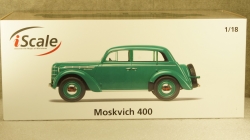 Москвич 400-420 1946 green, IScale 1:18