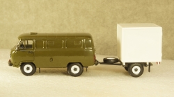 Уаз 3741 №06 с прицепом П№1, Агат 1:43