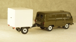 Уаз 3741 №06 с прицепом П№1, Агат 1:43