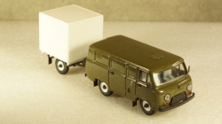 Уаз 3741 №06 с прицепом П№1, Агат 1:43