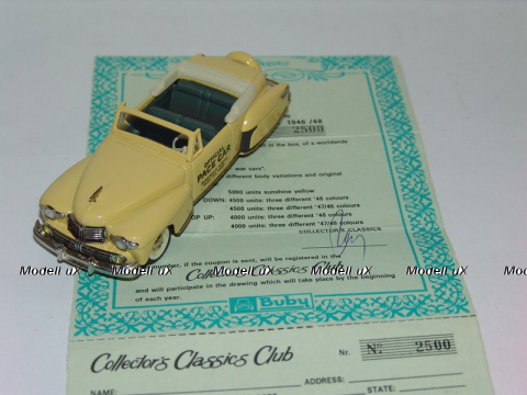 Lincoln Continental (1946-1948) Collector’s Classic 1:43