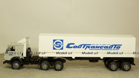 Камаз 5410 Совтрансавто серый/белый, Элекон 1:43