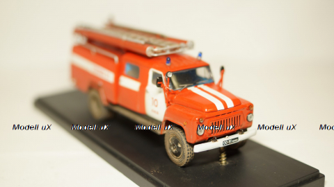 Газ - 53А  АЦ-30 со следами эксплуатации, Modellux 1:43