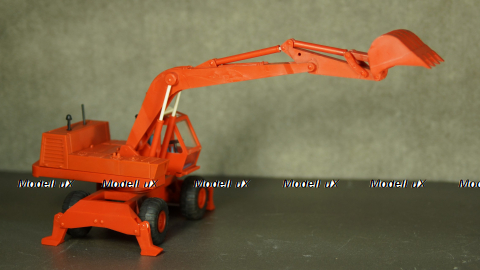 Атек ЭО-4321 Экскаватор гидравлический красный 