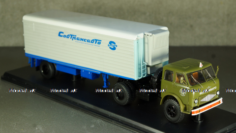 МАЗ-504 с полуприцепом Alka N12CH Sovtransavto, SSM7065, SSM 1:43