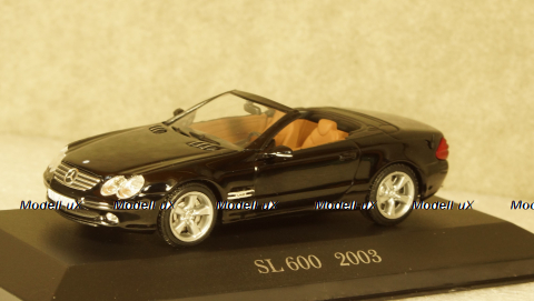 Mercedes SL 600 (R230) black 2003, Altaya 1:43