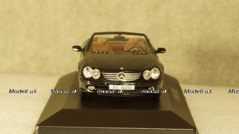 Mercedes SL 600 (R230) black 2003, Altaya 1:43