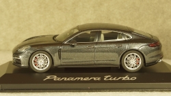 Porsche Panamera Turbo (2. Gen.) 2016 dark grey, Herpa 1:43