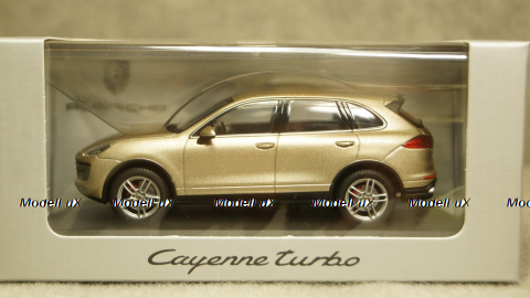 Porsche Cayenne Turbo (958) year 2014 gold, Minichamps 1:43