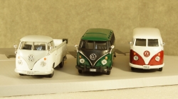 Volkswagen T1 Набор из 3шт, cara35308, Cararama 1:43