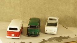 Volkswagen T1 Набор из 3шт, cara35308, Cararama 1:43