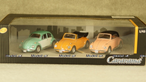 Volkswagen Beetle Набор из 3шт, cara35309, Cararama 1:43