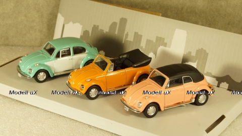 Volkswagen Beetle Набор из 3шт, cara35309, Cararama 1:43
