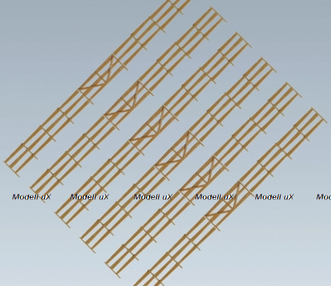 Аксессуар для моделирования Ограждение 135cm HO (1:87) Faller 180408