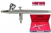 Аэрограф Hansa 281 chrome 212814 (конусное сопло 0,2 мм)