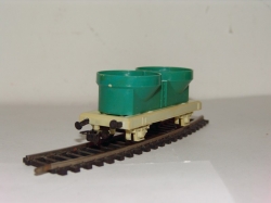 Вагон для сыпучих продуктов, зеленый