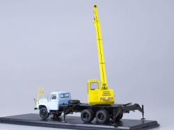 ЗИЛ 133 Автокран, голубой/желтый SSM1108