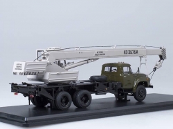 Автокран КС-3575А (133ГЯ), хаки/серый SSM1109