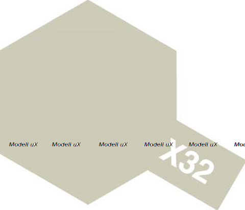 Краска глянцевая акриловая (Titanium Silver), Tamiya X-32