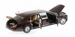 Bentley Mulsanne Grand Limousine By Mulliner 2017 Light Claret Over Claret, ALM830603, Almost Real 1:18