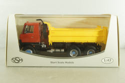Tatra 815 S3 самосвал с трёхсторонней разгрузкой, красный/желтый, SSM1345, SSM 1:43