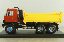 Tatra 815 S3 самосвал с трёхсторонней разгрузкой, красный/желтый, SSM1345, SSM 1:43